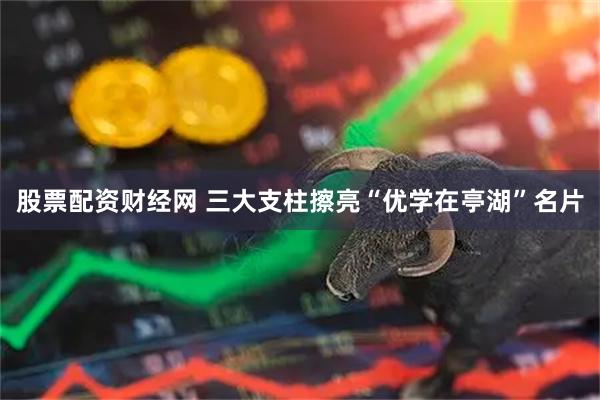 股票配资财经网 三大支柱擦亮“优学在亭湖”名片